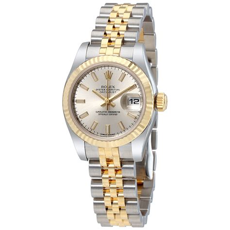 rolex womens silver|rolex silver watches for men.